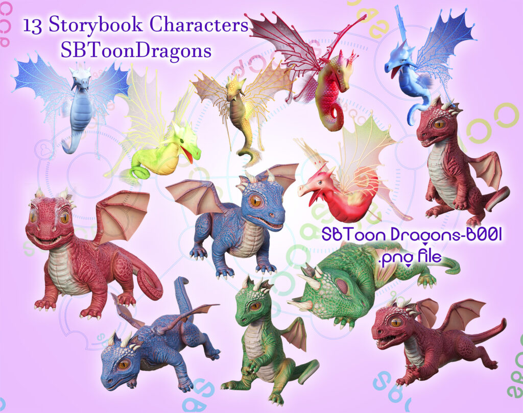 SBToonDragons-B001-preview image